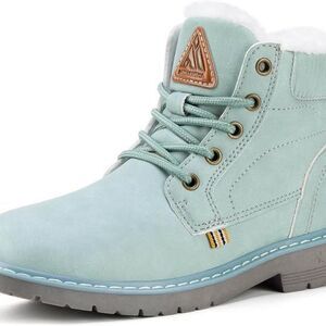 Cool Gift! NEW! MiShansha Big Kid 4 Cyan DURABLE Waterproof  Boots Unisex